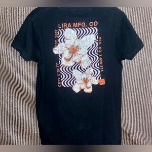 Vintage Streetwear Lira Mfg. Co. Black T-Shirt 2007 Skate Surf Aesthetic medium